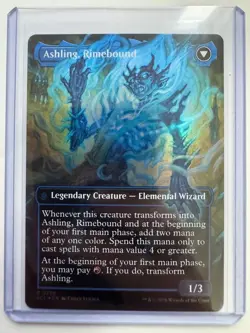 Ashling, Rekindled / Rimebound #0290 (Borderless FOIL) Lorwyn Eclipsed NM EN MTG - Image 2