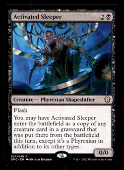 Activated Sleeper LP Light Play Dominaria United Commander MTG [11929] - Image 1