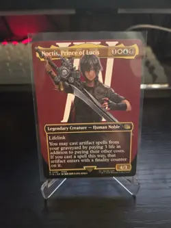 Noctis, Prince of Lucis R0401 (Borderless) Magic The Gathering Final Fantasy NM - Image 1