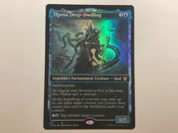 MTG Theros Beyond Death THASSA, DEEP-DWELLING Showcase Foil NM (0028BIN) - Image 1