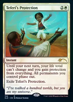 1x Teferi's Protection (164) - Foil Light Play MTG Magic - Kid Icarus - - Image 1