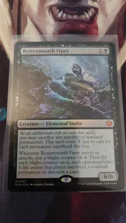 ​MTG magic - Rottenmouth Viper - Bloomburrow [Near Mint] [Magic MTG] foil x1 - Image 1
