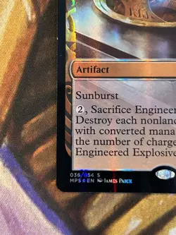 Engineered Explosives Masterpiece Kaladesh Inventions 036/054 Foil English - NM - Image 4