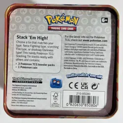 Pokemon TCG Fire Stacking Tin - Sealed - Image 5