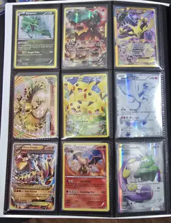 Pokemon Binder Lot Tag Team Mega Secret Rare Mewtwo Charizard Gengar - Image 2