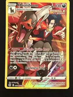 Pokemon TCG Houndoom TG10/TG30 Brilliant Stars Trainer Gallery - Holo, Full Art - Image 1