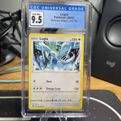 Pokemon 2020 Darkness Ablaze Lugia #140 CGC 9.5 MINT PSA - Image 2