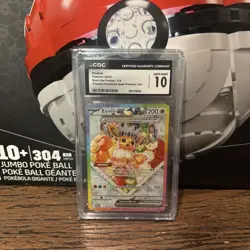 CGC 10 GEM MINT Eevee ex Black Star Promo 174 Pokemon Prismatic Evolutions SPC - Image 1