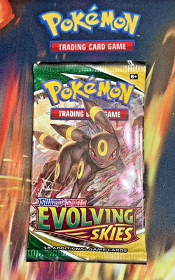 Pokemon Sealed Booster Pack Lot (3)-Evolving Skies, Dragon Majesty, Hidden Fates - Image 3