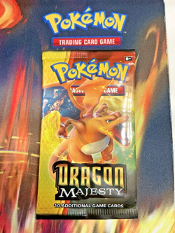 Pokemon Sealed Booster Pack Lot (3)-Evolving Skies, Dragon Majesty, Hidden Fates - Image 5