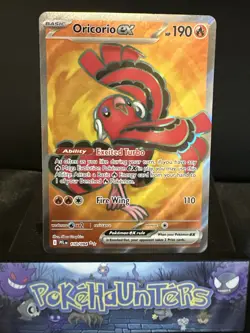Pokemon Card Oricorio Ex 110/094 Phantasmal Flames Full Art Holo Rare NM - Image 1