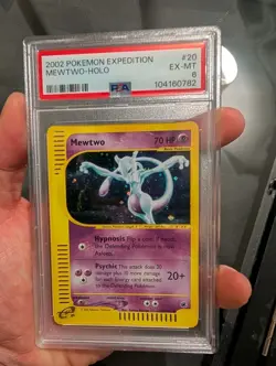 Pokemon TCG 2002 Mewtwo Expedition Holo - 20/165 - PSA 6 - Image 1