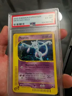 Pokemon TCG 2002 Mewtwo Expedition Holo - 20/165 - PSA 6 - Image 2