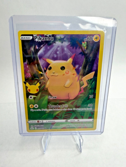 Pokemon TCG MP Pikachu 005/025 Celebrations Holo 2021 - Image 1