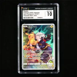 CGC 10 GEM MINT 2022 Pokemon JPN Pikachu 073/071 CHR - Image 2