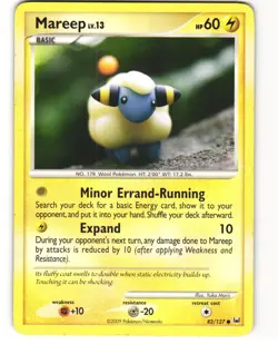 Mareep Common Pokemon TCG Platinum 82/127 LP - Image 1