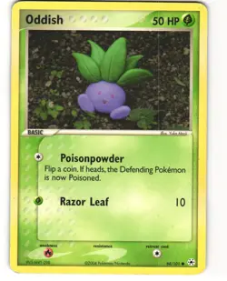 Oddish Common Pokemon TCG Hidden Legends 68/101 MP - Image 1