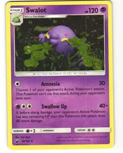 Swalot Uncommon Pokemon TCG Celestial Storm 58/168 LP - Image 1