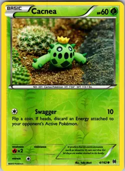 Cacnea 4/162 XY - BREAKthrough Pokemon TCG LP - Image 1