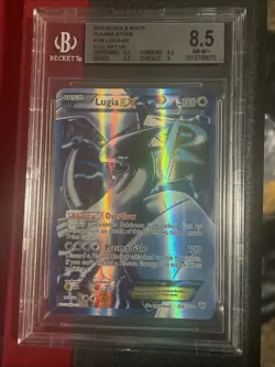 Pokemon Lugia EX Plasma Storm Full Art #134 BECKETT BGS 8.5 PSA - Image 1