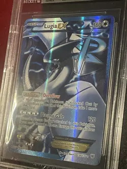 Pokemon Lugia EX Plasma Storm Full Art #134 BECKETT BGS 8.5 PSA - Image 2