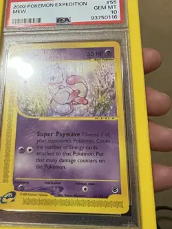 2002 Pokemon Expedition Mew 55/165 - Non Holo - PSA 10 - Image 3
