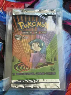 Pokemon Gym Challenge 1st Edition Booster Pack - Sabrina Art 🔥 - Image 1