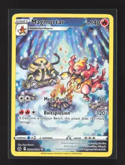 Pokemon Crown Zenith: Galarian Gallery #GG03/GG70 Ultra Rare Magmortar Holo - Image 1