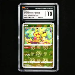 CGC 10 GEM MINT 2022 Pokemon JPN Pikachu 014/071 C - Image 1