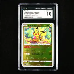 CGC 10 GEM MINT 2022 Pokemon JPN Pikachu 014/071 C - Image 2
