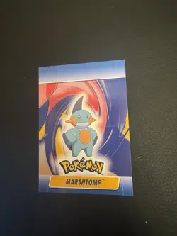 2004 Topps Pokemon Advanced Challenge Marshtomp Pop Up 6 of 10 LNM Rare! - Image 1