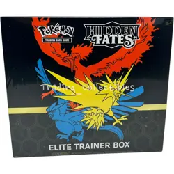 Hidden Fates Sun and Moon Elite Trainer Box ETB Pokemon with Case - Image 2