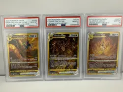 Pokemon Crown Zenith Gold Vstar SEQUENTIAL Set Of 3 PSA 10 GEM MINT - Image 1