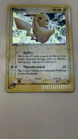 Pikachu 012 EX Series Collector's Tin Nintendo Holo Promo - Pokemon TCG Eng HP - Image 4