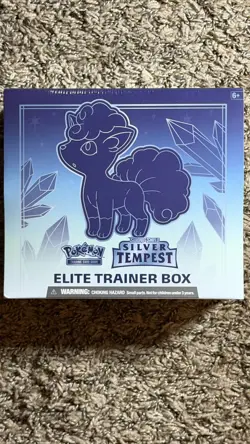 Pokemon Sword & Shield Silver Tempest Elite Trainer Box ETB New/Sealed - Image 1
