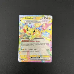Pokemon TCG Pikachu ex Surging Sparks #057/191 Double Rare Holo - NM - Image 1