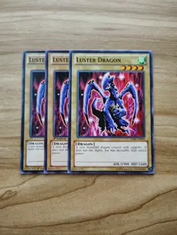 Yu-Gi-Oh! - Luster Dragon 3X - Full Playset - Image 1
