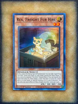 Yugioh Rex, Freight Fur Hire DABL-EN027 Super Rare 1st Ed NM - Image 1