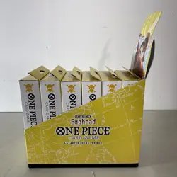 One Piece Egghead Starter Deck ST29 English Lot of 6 SEALED NEW in Display Box - Image 4