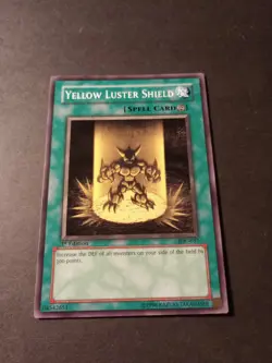 Yu-Gi-Oh! Yellow Luster Shield 1st Edition Common Spell Card IOC-037 LP - Image 1