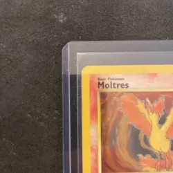 1999 Fossil Moltres Holo Rare 12/62 WOTC Vintage Pokemon Card NM Near Mint - Image 3
