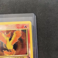 1999 Fossil Moltres Holo Rare 12/62 WOTC Vintage Pokemon Card NM Near Mint - Image 4