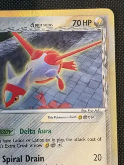 Latias 8/113 EX Delta Species Holo Rare Pokemon Card LP/MP - Image 3