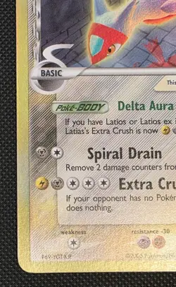 Latias 8/113 EX Delta Species Holo Rare Pokemon Card LP/MP - Image 5