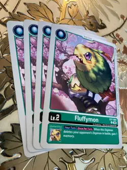 Digimon Card Game Playset Fluffymon EX7-004 Digimon LIBERATOR - Image 1