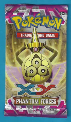 Pokemon "Phantom Forces" 10-Card Sealed Booster Pack (Aegislash) X1 - Image 1