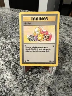 Mr. Fuji Fossil 58/62 1st Edition Regular Card - Image 1