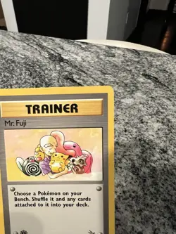Mr. Fuji Fossil 58/62 1st Edition Regular Card - Image 3