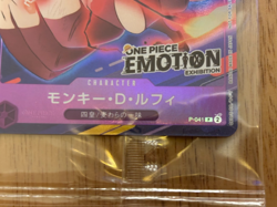 Monkey D Luffy promo P-041 Japanese ONE PIECE Card ONE PIECE EMOTION Sealed - Image 4