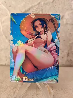 Boa Hancock Trading Card Waifu Goddess Story Anime Girl holo Karte Manga Full - Image 1